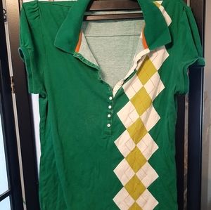 Polo buff sleeved open button